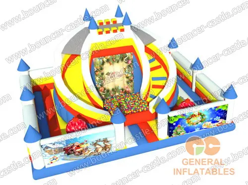  Christmas funland inflatable