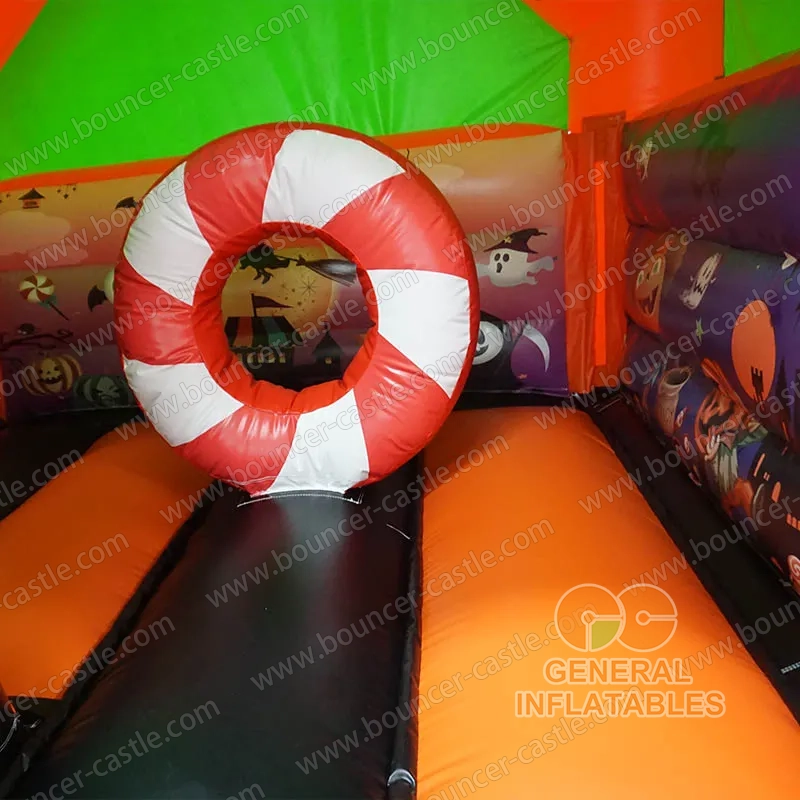  Halloween bounce house with slide
