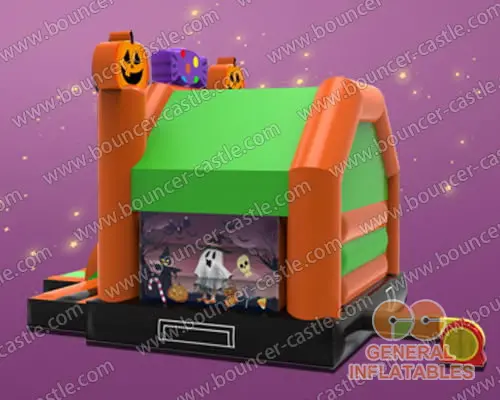  Halloween bounce house with slide