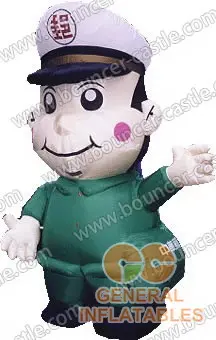  Friendly Postman Inflatable Moving Cartoon