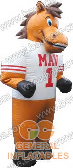 GM-3 Inflatable Horse Man Moving Cartoon