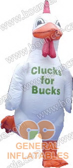 GM-7 Clucks for Bucks Ad Inflatable Moving Cartoon