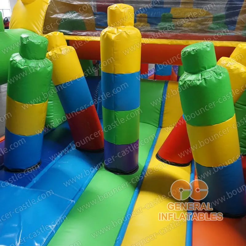Building block obstacle course
