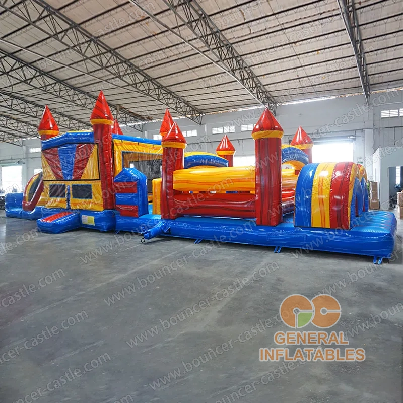 Marble Color Obstacle With Detachable Pool And Stopper