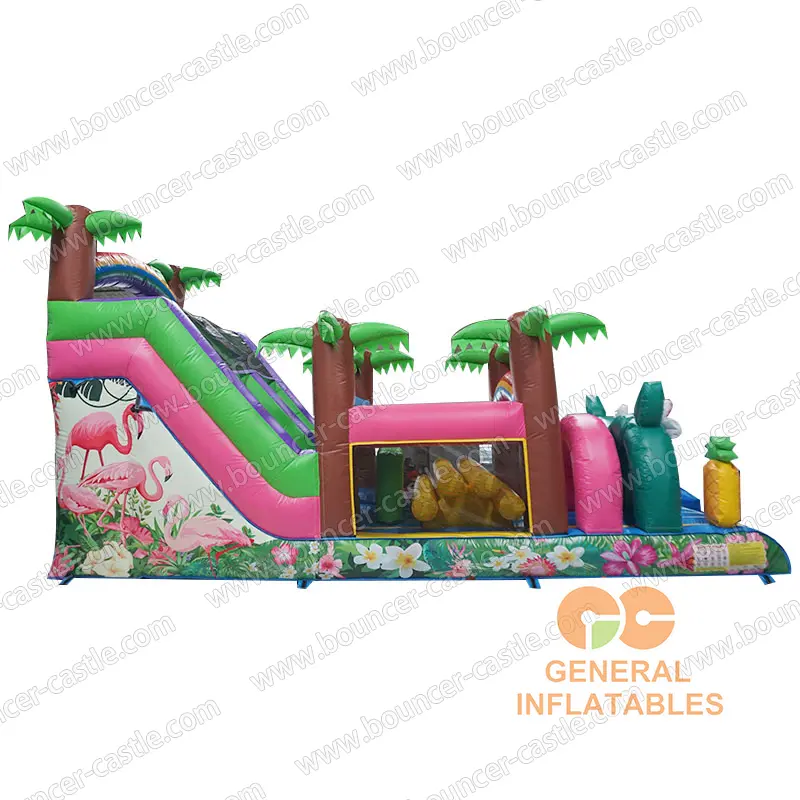 Flamingo obstacle course