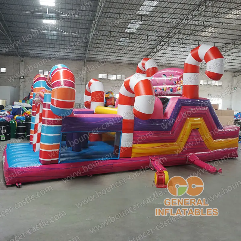 Candy obstacle course