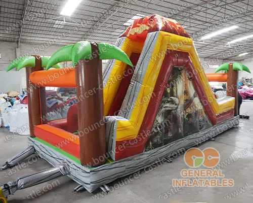 Volcano obstacle course