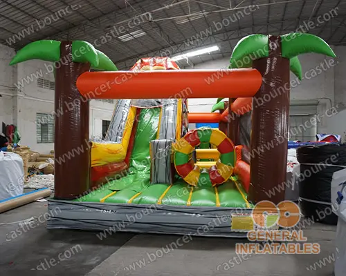 Volcano obstacle course