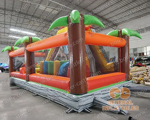 Volcano obstacle course