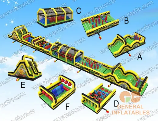  Large Linear Obstacle course