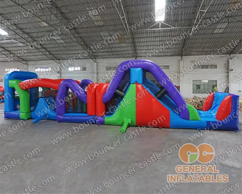 Water slide with sealed pool