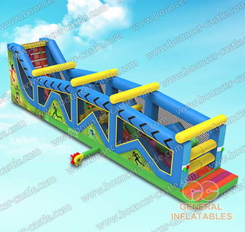 GO-162 Inflatable ninja warrior obstacle course