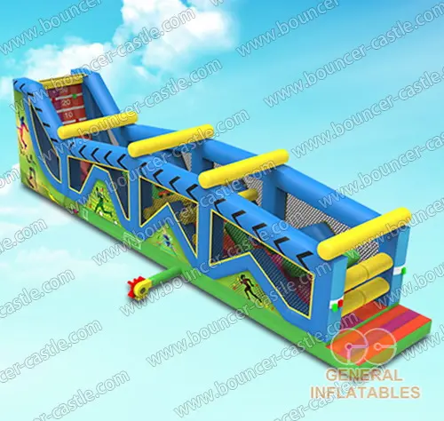  Inflatable ninja warrior obstacle course