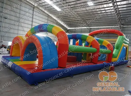 Water slide with sealed pool