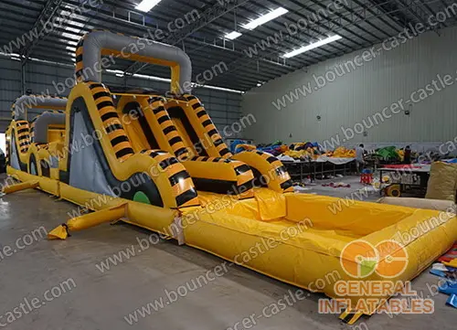  Toxic obstacle course with pool