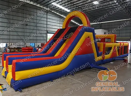  Red yellow blue obstacle course
