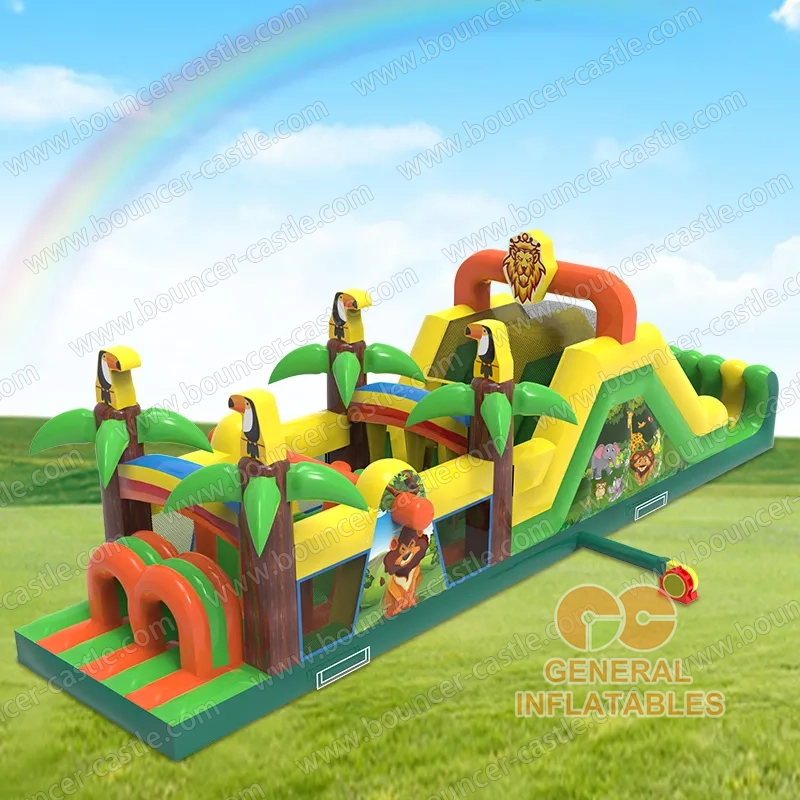 Forest animals obstacle course