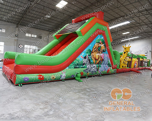 Jungle animal obstacle course