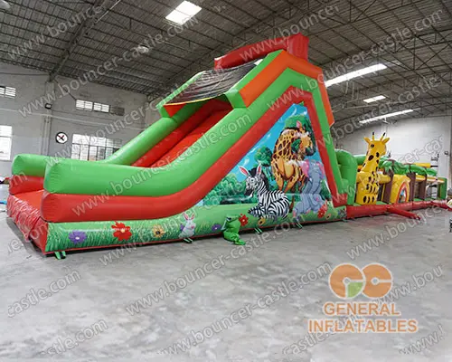 Jungle animal obstacle course