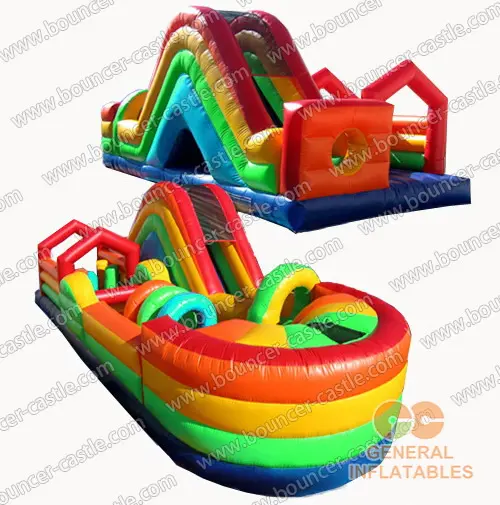  Rainbow Inflatable Obstacle
