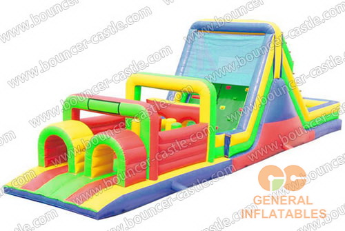 GO-65 16&rsquo; Zip Slide Obstacle Course