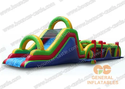  75ftl Inflatable Slide Obstacle