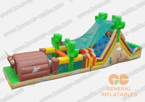 Water slide with sealed pool