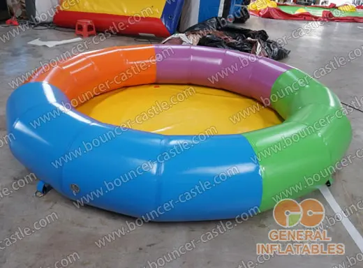 Water slide with sealed pool