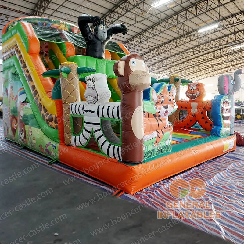  Inflatable Jungle slide