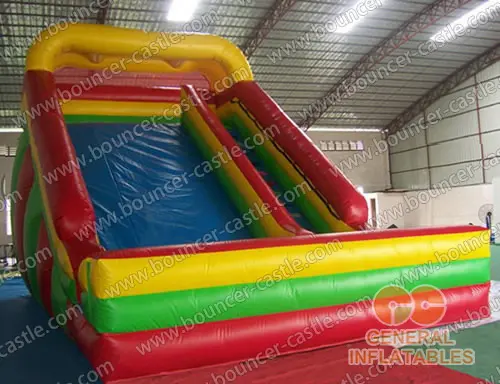 Water slide with sealed pool