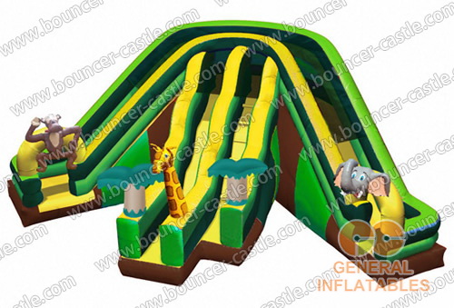 GS-159 Inflatable Jungle Slides