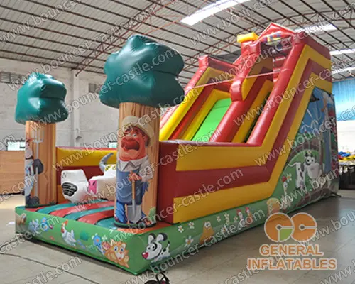  Inflatable farm slide
