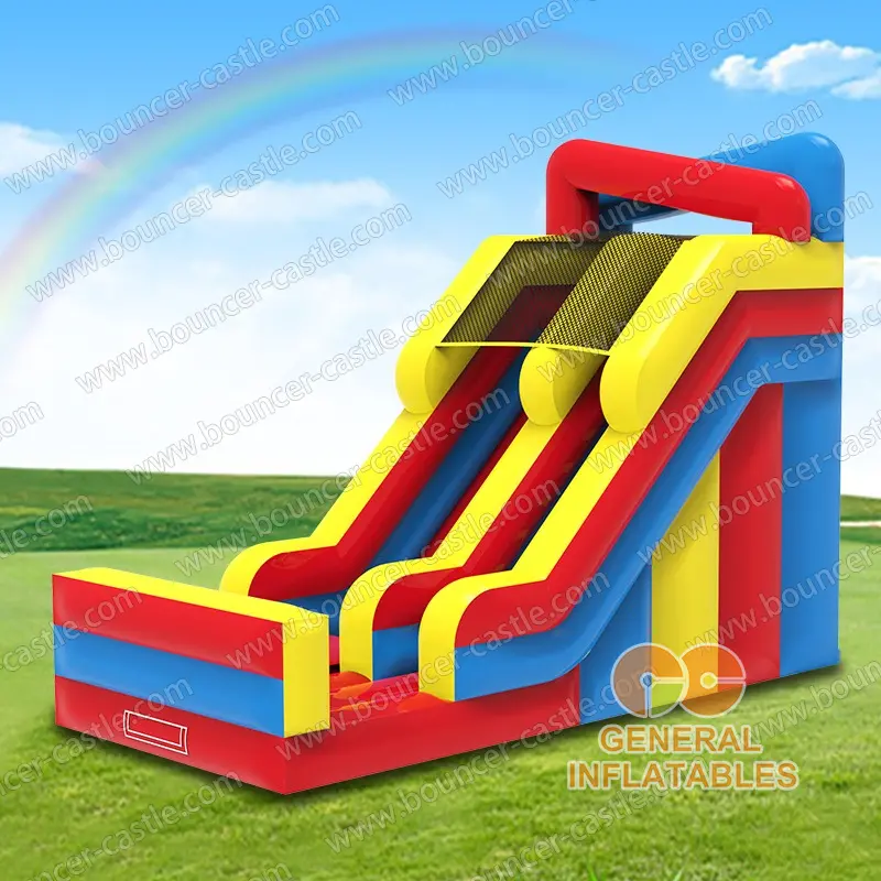  18FT inflatable dry slide