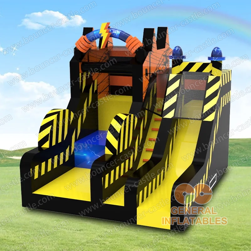 Freefall jump with slide