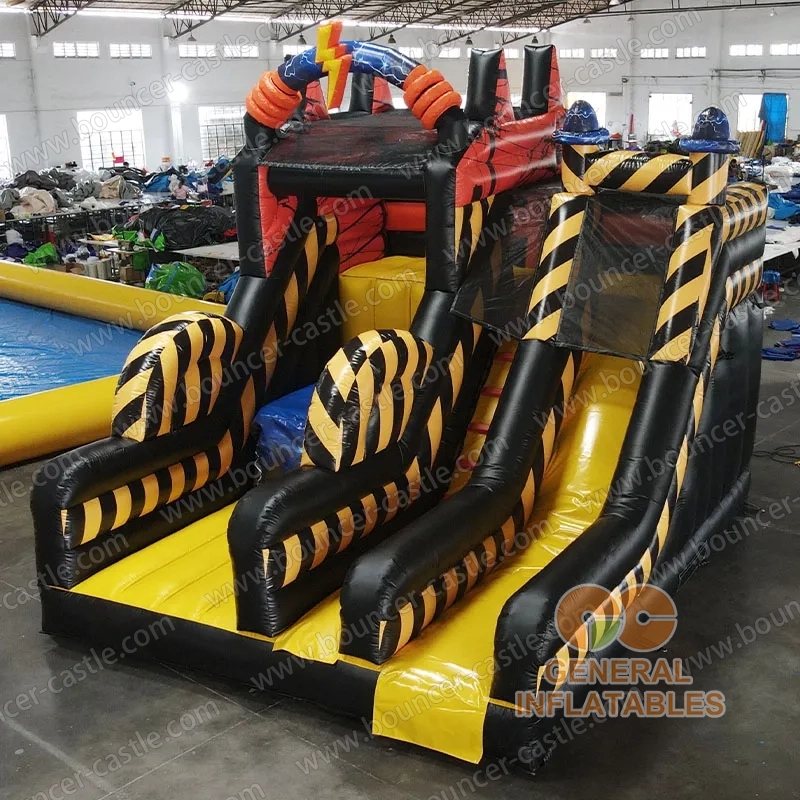 Freefall jump with slide