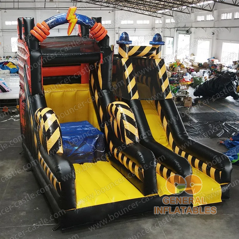 Freefall jump with slide