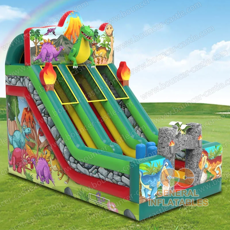 Water slide with sealed pool