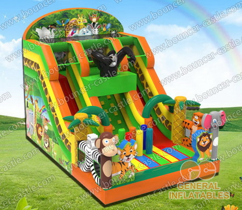 GS-36 Inflatable Jungle slide