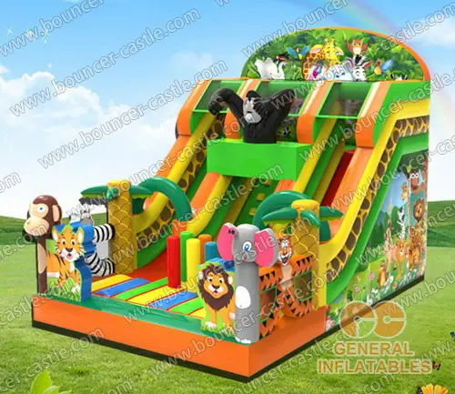  Inflatable Jungle slide