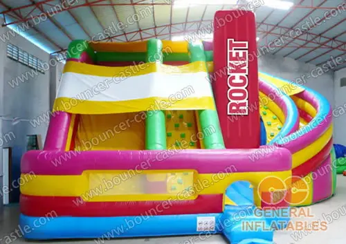 Water slide with sealed pool