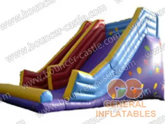 Water slide with sealed pool