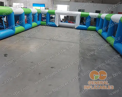 Inflatable football court