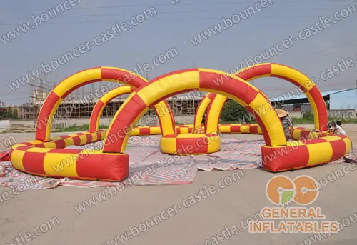 Water slide with sealed pool