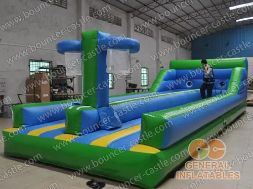 Water slide with sealed pool