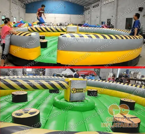 Water slide with sealed pool