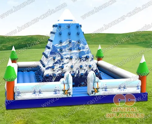 Water slide with sealed pool