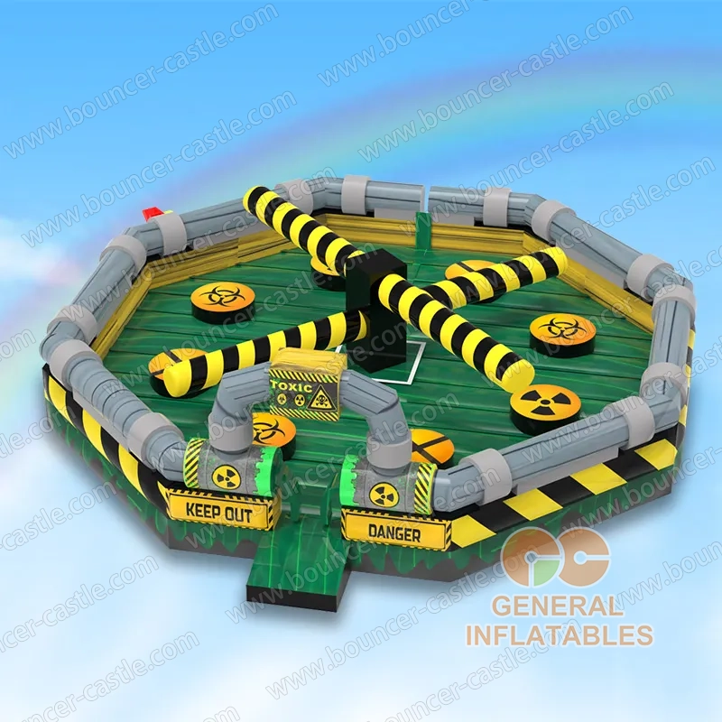 Water slide with sealed pool