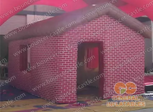 GTE-21 Inflatable Red House Tent