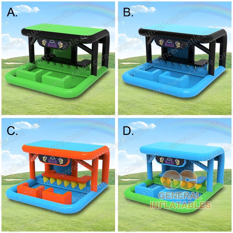 Inflatable pool bar