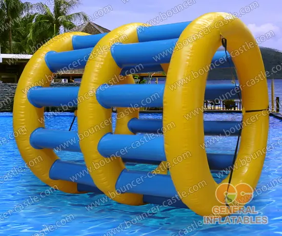 Water slide with sealed pool